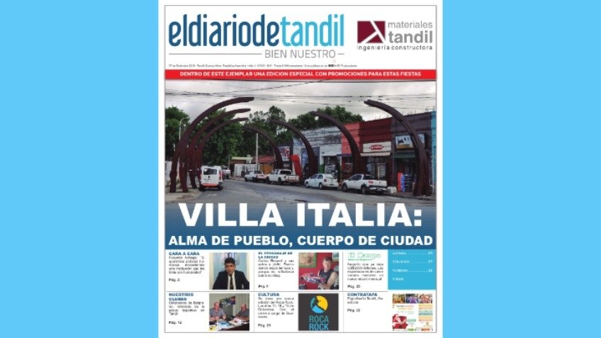 "Villa Italia: alma de pueblo, cuerpo de ciudad", la tapa de nuestra Edición Papel